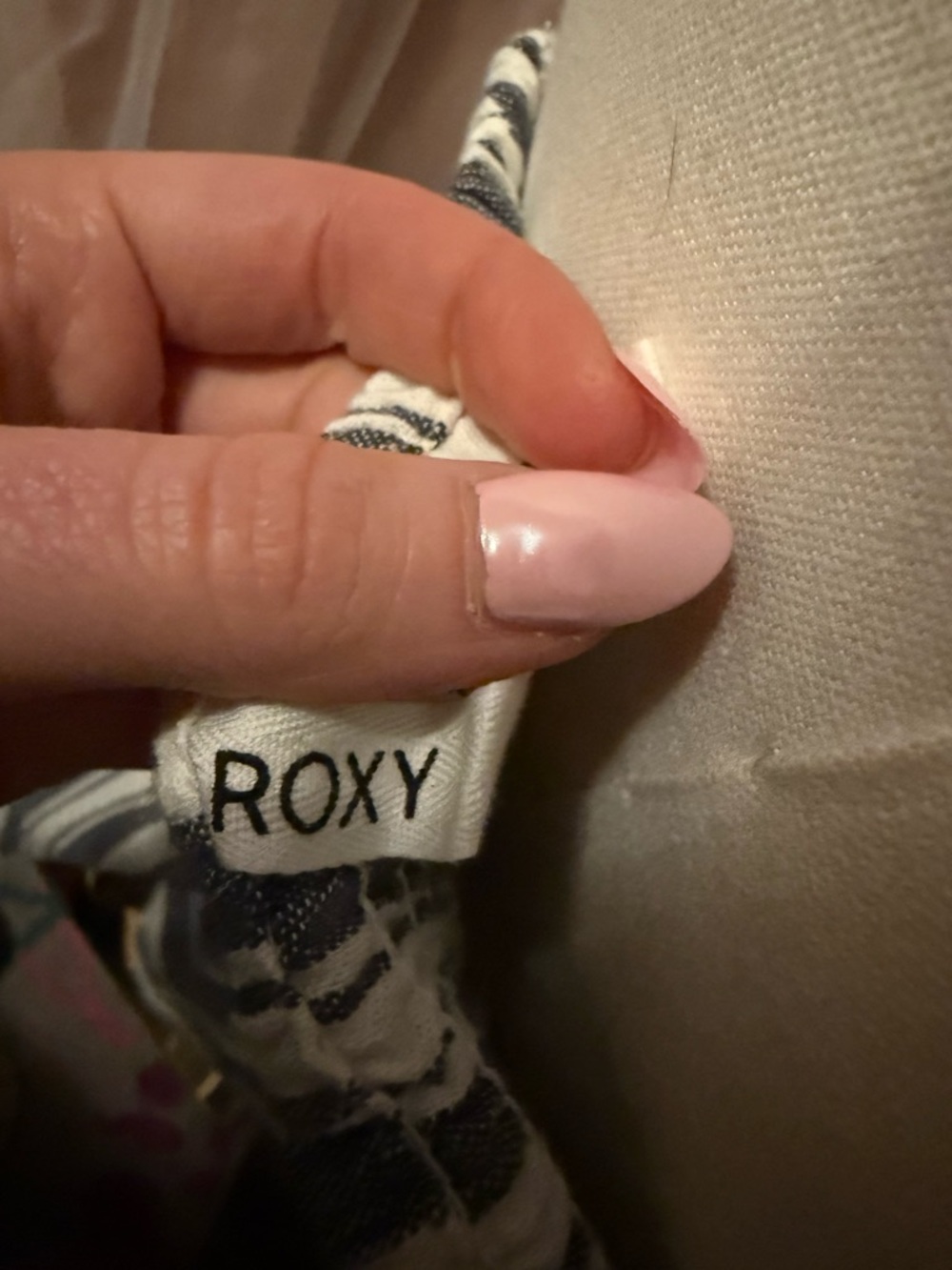 Roxy “up above” dress with pockets cotton/linen blend size small- like new! - Picture 6 of 6